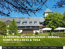 Tablet Screenshot of landhotel-altes-zollhaus.com